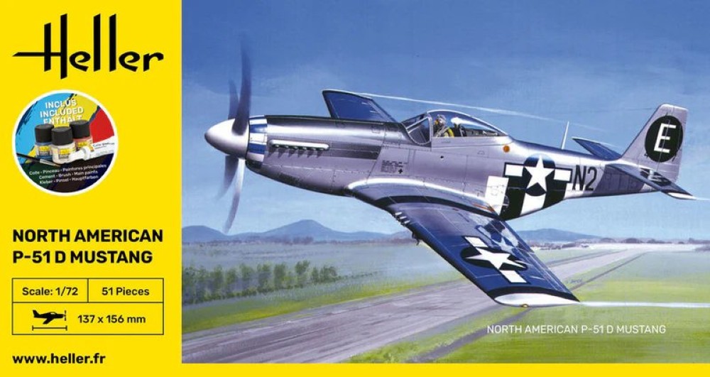Heller P-51 Mustang 1:72
